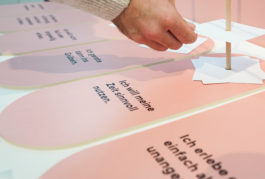 Mitmachstation, Call to Action, Ausstellung Langeweile 